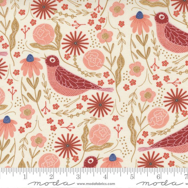 Moda - Birdsong  - Cloud Cardinal Fabric