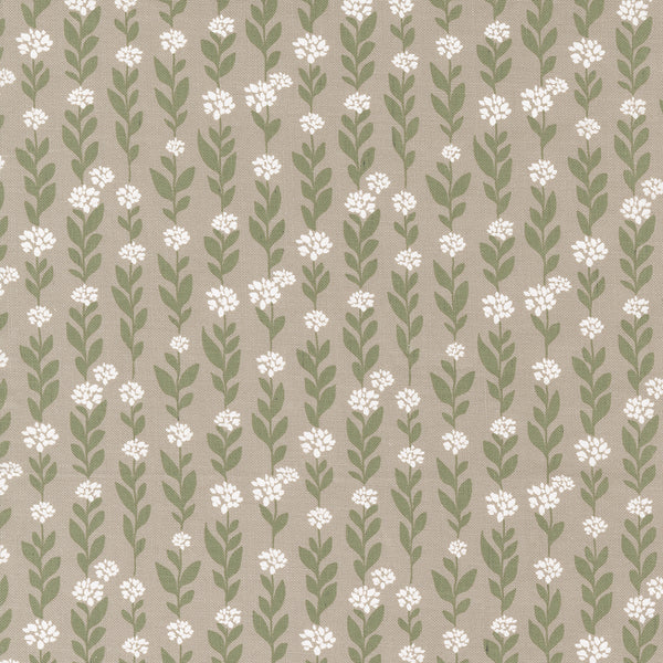 Moda - Country Rose -  Taupe Fabric