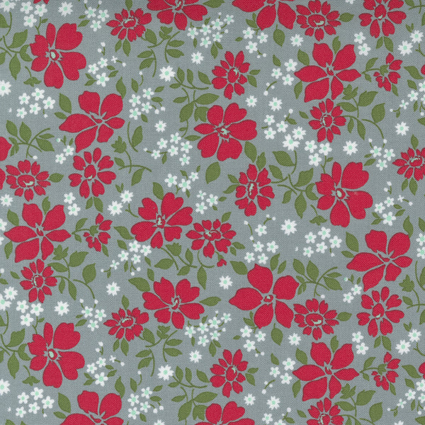 Moda - Merry Little Christmas - Silver Fabric
