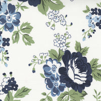 Moda - Dwell - Cottage - Cream Blue Fabric