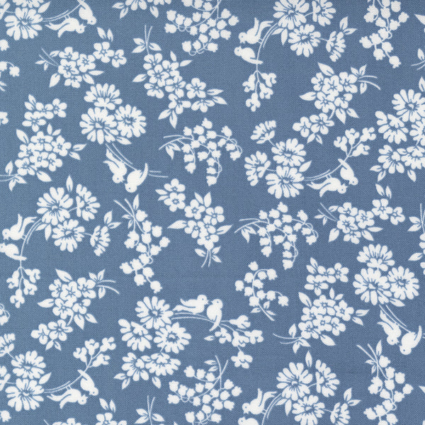 Moda - Dwell - Songbird - Lake Fabric