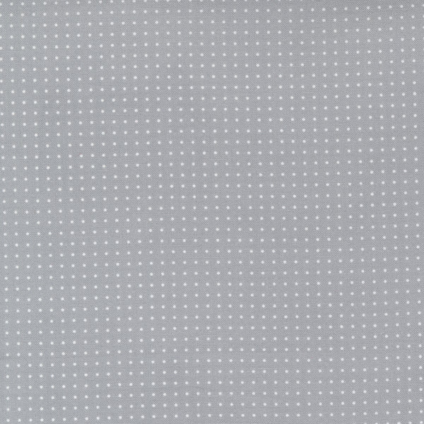 Moda - Dwell - Pin Dot - Gray Fabric