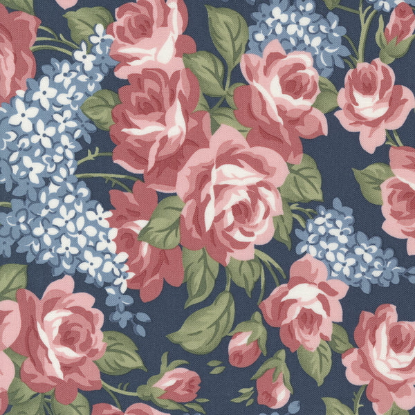 Moda - Sunnyside - Rosy - Navy Fabric