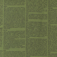 Moda - Graze - Newsprint Green Fabric