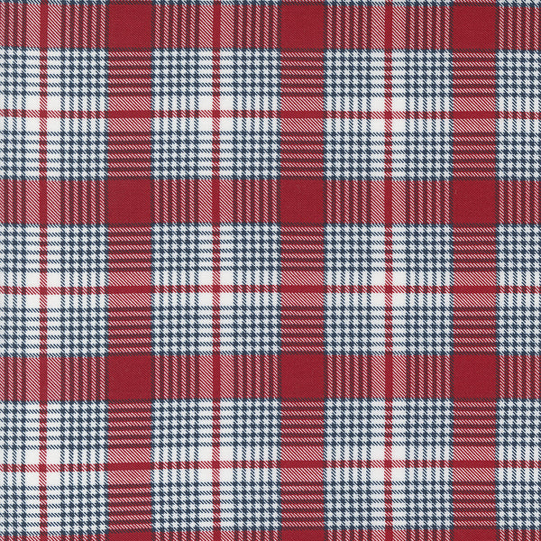 Moda - Stateside - Plaid Apple Red Fabric