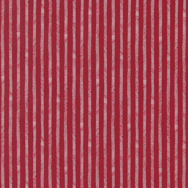 Moda - Stateside - Stripes Apple Red Fabric
