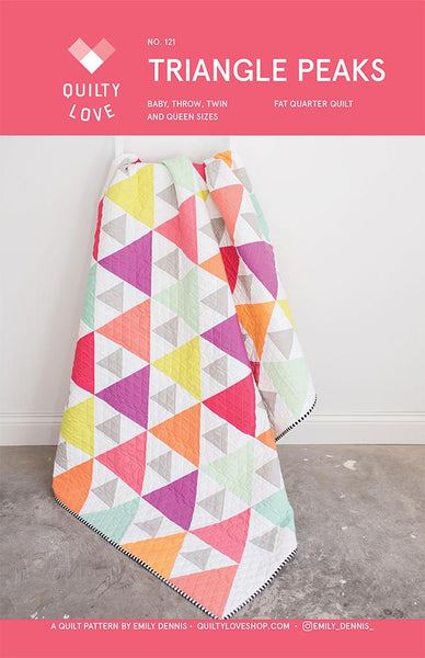 Quilty Love - Triangle Peaks - Paper Pattern
