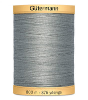 Gutermann - Cotton Thread 50wt 800m - Gray