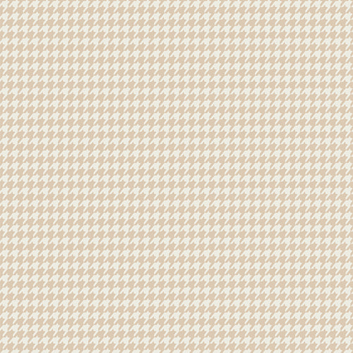 Art Gallery Fabrics - Checkered Elements - Houndstooth Sand Fabric