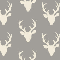 Art Gallery Fabrics - Hello, Bear - Buck Forest Mist Fabric