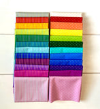 Free Spirit Fabrics - Tula Pink Tiny Dots & Tiny Stripes - Fat Quarter Bundle