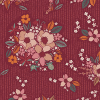 Art Gallery Fabrics - Woodland Keeper - Floral Keepsakes Dusk Fabric