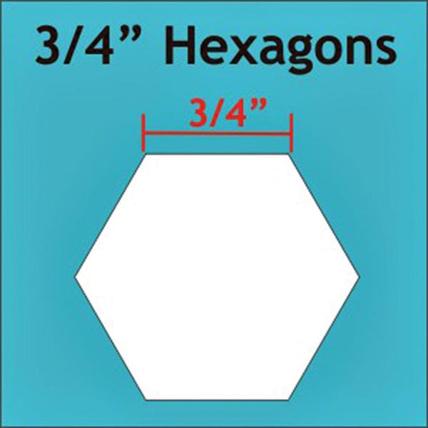 Paper Pieces - Hexagon - 3/4"