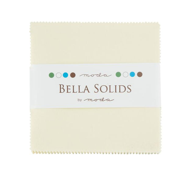 Moda - Bella Solids Snow Charm Pack