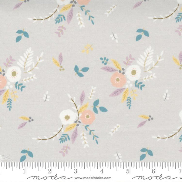 Moda - Little Ducklings - Warm Grey Fabric