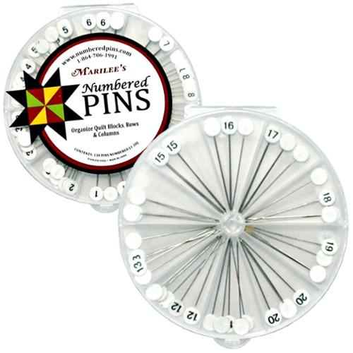 Marilees - Numbered Pins (130 ct)