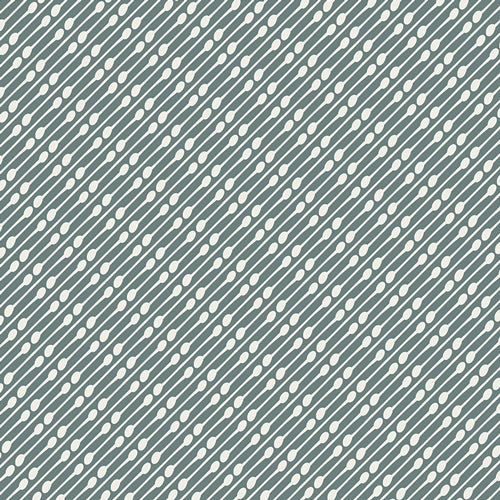Art Gallery Fabrics - NouvElle - Laced Up Gris Fabric