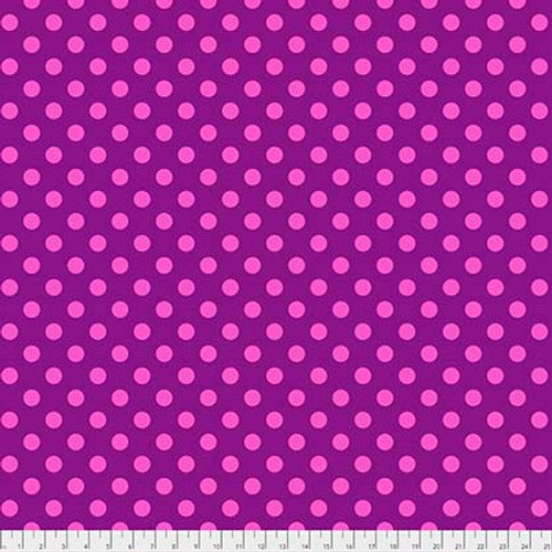 Free Spirit Fabrics - Tula Pink Pom Poms - Foxglove Fabric