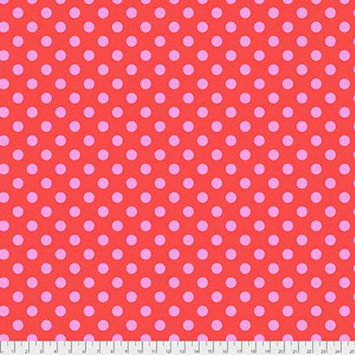 Free Spirit Fabrics - Tula Pink Pom Poms - Poppy Fabric