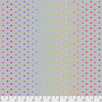 Free Spirit Fabrics - Tula Pink Hexy Rainbow - Dove Fabric