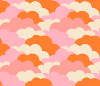 Ruby Star Society - Reverie - Clouds Orange Fabric
