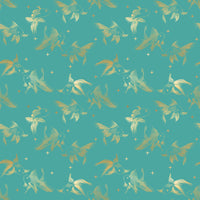 Ruby Star Society - Curio - Goldfish Succulent Metallic Fabric