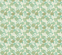 Ruby Star Society - Curio - Roses Moss Metallic Fabric