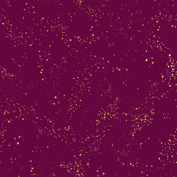 Ruby Star Society - Speckled - Metallic Purple Velvet Fabric