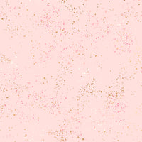 Ruby Star Society - Speckled - Metallic Pale Pink Fabric