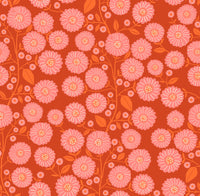 Ruby Star Society - Floradora - Strawflower Cayenne Fabric