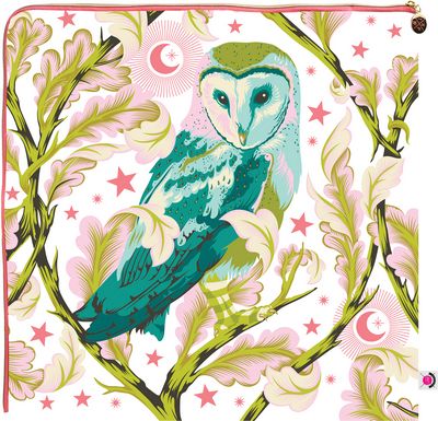 Tula Pink - Night Owl XL Corner Zip Project Bag