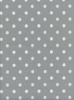 Rifle Paper Co. - Wonderland - Caterpillar Dots - Grey Fabric