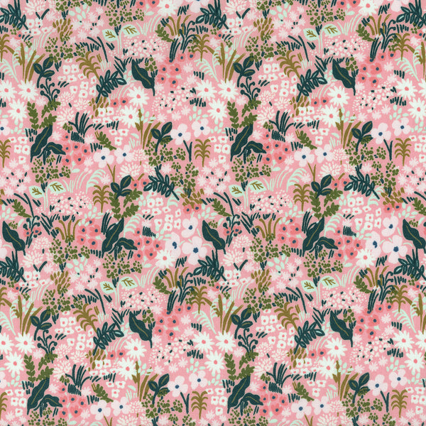Rifle Paper Co. - English Garden - Meadow - Pink Fabric