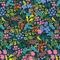 Rifle Paper Co. - English Garden - Meadow - Navy Fabric