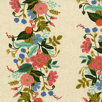 Rifle Paper Co. - English Garden - Floral Vines - Cream Canvas Fabric