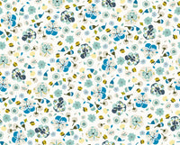 Cotton + Steel Fabrics - Life Finds A Way - Bathed In Flowers - Tranquil Fabric