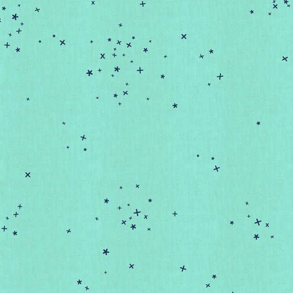 Cotton + Steel Basics - Freckles - Mint Chip Unbleached Fabric