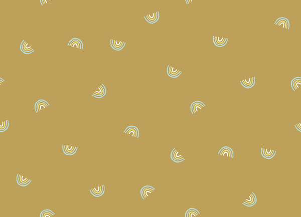 Cotton + Steel Basics - Always Look For Rainbows - Good as Gold Fabric