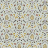 RJR Fabrics - Summer in the Cotswolds - Beehive - Sage Metallic Fabric