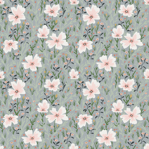Cotton + Steel Fabrics - I'll Watch You Fly - Wildflower Field - Country Breeze Fabric