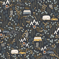 RJR Fabrics - Get Out and Explore - Campfire Night - Navy Fabric