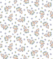 RJR Fabrics - Everything But The Kitchen Sink XVI - Frolic In The Meadow - White Cloud Fabric