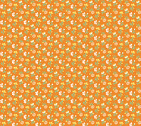 RJR Fabrics - Everything But The Kitchen Sink XVI - Petal Song - Orange Fabric