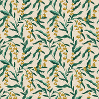 Rifle Paper Co. - Vintage Garden - Lily - Cream Metallic Fabric