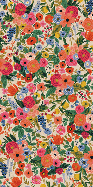 Rifle Paper Co. - Wildwood - Garden Party Pink Canvas Fabric