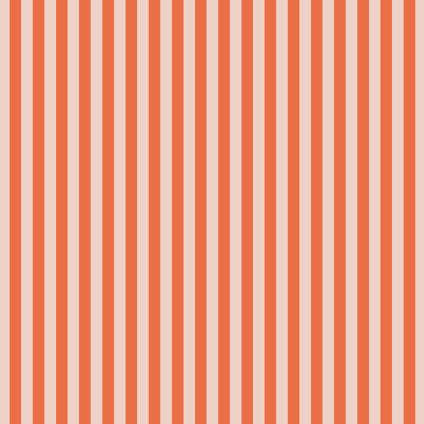 Rifle Paper Co. - Primavera - Cabana Stripe - Orange Fabric
