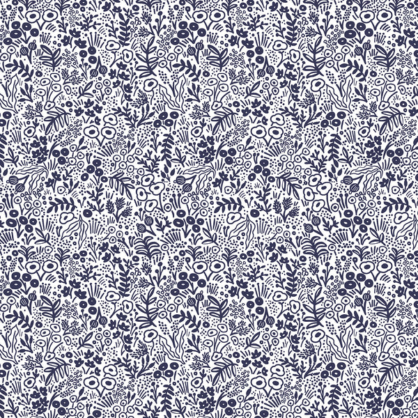 Rifle Paper Co. - Basics - Tapestry Lace - Navy Fabric