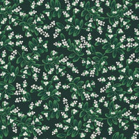 Rifle Paper Co. - Holiday Classics - Mistletoe - Evergreen Fabric