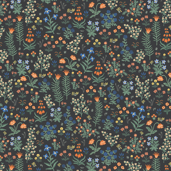Rifle Paper Co. - Camont - Menagerie Garden - Black Fabric