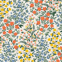 Rifle Paper Co. - Camont - Wildwood Garden Cream Canvas Fabric